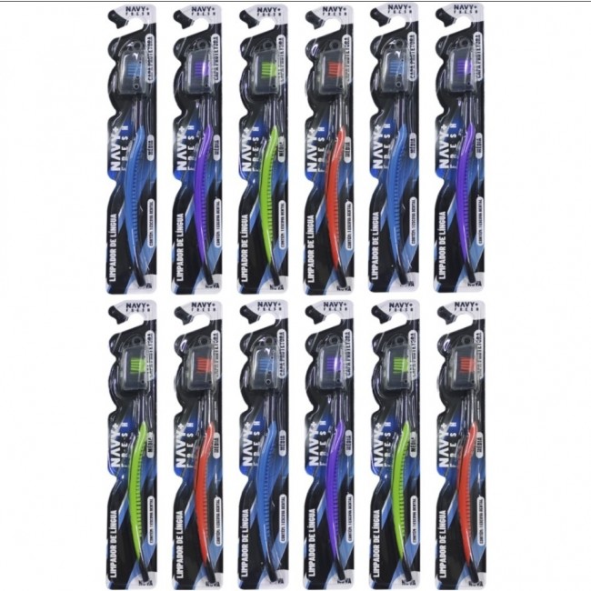 Conferir Escova Dental Navy+Fresh Média