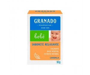 SABONETE GLICERINADO GRANADO BEBE CAMOMILA 90G