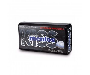 PASTILHA MENTOS KISS XTREME FROZEN 35G