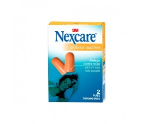 PROTETOR DE OUVIDOS NEXCARE MOLDÁVEL 2 PARES