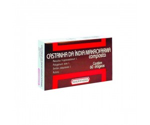 CASTANHA DA ÍNDIA COMPOSTA 60 DRÁGEAS