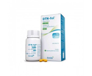 DTN-FOL 400MCG + 10MG 90 CÁPSULAS GELATINOSAS MOLES