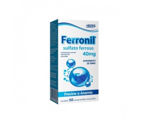 Ferronil 40mg 50 Comprimidos Revestidos