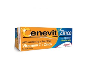 CENEVIT 1G 10 COMPRIMIDOS EFERVESCENTES LARANJA