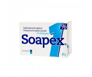 Sabonete Soapex Triclosano 80gr 1% 