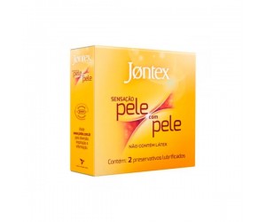 PRESERVATIVO JONTEX PELE COM PELE 2 UNIDADES