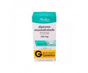 Dipirona Monoidratada 500mg 30 Comprimidos