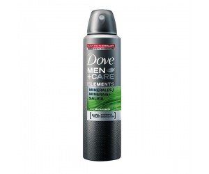 Desodorante Dove Aerosol Men Minerais + Salvia 150ml