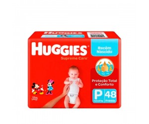 FRALDA HUGGIES SUPREME CARE MEGA P 48 UNIDADES