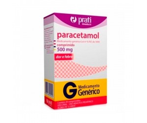 Paracetamol 500mg 20 Comprimidos 