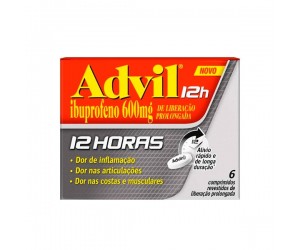 ADVIL 12H 600MG 6 COMPRIMIDOS