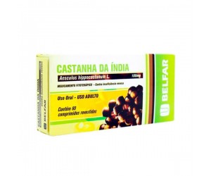 CASTANHA DA INDIA 100MG 60 COMPRIMIDOS
