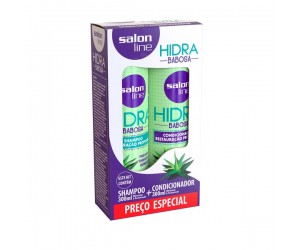 Kit Salon Line Shampoo+cond Hidra Babosa 300ml+300ml