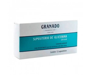 LAXANTE SUPOSITORIO DE GLICERINA INF GRANADO 12 UNIDADES