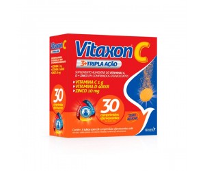 VITAXON C TRIPLA AÇÃO 30 COMPRIMIDOS EFERVESCENTES