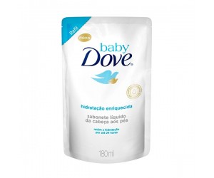 Sabonete Líquid Dove Baby Hidratação Enriquecida Refíl 180ml