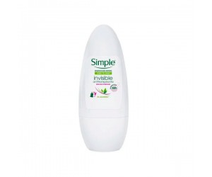 Desodorante Simple Roll-on Invisible Sem Perfume 50ml
