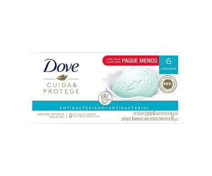 SABONETE DOVE CUIDA E PROTEGE 6 UNIDADES