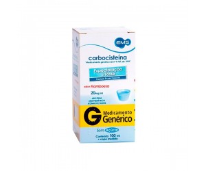 CARBOCISTEÍNA XAROPE INFANTIL 20MG/ML 100ML - EMS