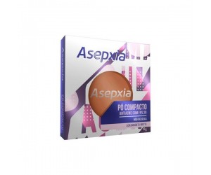 Asepxia Pó Compacto Antiacne Fps 20 Bege Escuro 10g