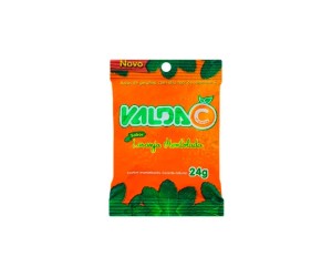 VALDA BALA GELATINA LARANJA MENTA 24G