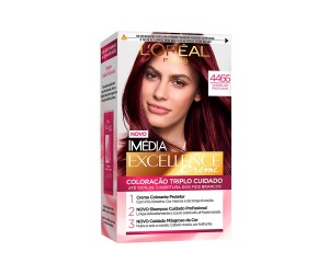 CREME COLORANTE IMÉDIA EXCELLENCE 4466 VERMELHO PROFUNDO