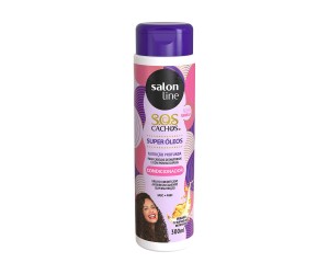 CONDICIONADOR SALON LINE SOS CACHOS SUPER ÓLEOS 300ML 