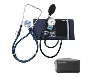 KIT MONITOR DE PRESSÃO ARTERIAL COM ESTETOSCÓPIO DUPLO C100