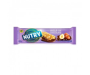 Barra De Cereal Nutry Avelã Com Chocolate  22g