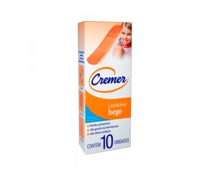CURATIVO CREMER BEGE 10 UNIDADES