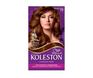 COLORAÇÃO CREME KIT KOLESTON 77 MARROM DOURADO