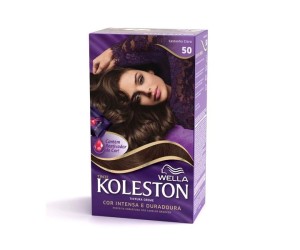 COLORAÇÃO CREME KIT KOLESTON 50 CASTANHO CLARO