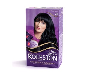 COLORAÇÃO CREME KIT KOLESTON 28 PRETO AZULADO