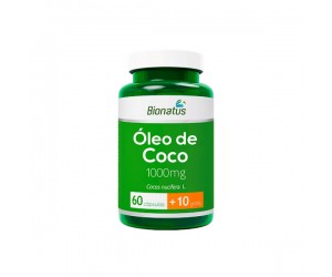 óleo De Coco 1000 Mg C/60+10 Caps