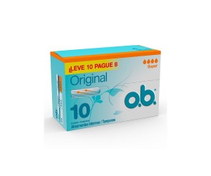ABSORVENTE INTERNO OB SUPER LEVE 10 PG 8 UNID