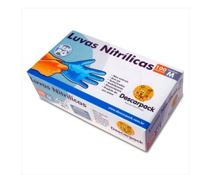 LUVAS TAMANHO M 100 UNID