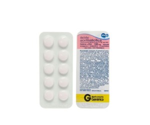 ÁCIDO ACETILSALICÍLICO 100MG 10 COMPRIMIDOS - EMS CX C/ 20