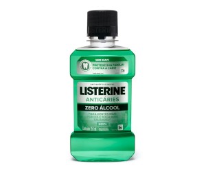 Listerine Anticáries Zero Alcool Menta 250ml