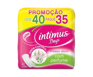 Protetor Diário Intimus Days Com Perfume Leve 40 Pg 30