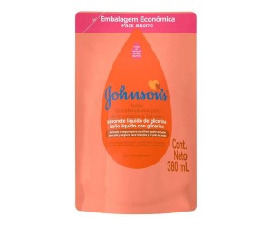 SABONETE LÍQUIDO JOHNSON'S BABY CABEÇA AOS PÉS 380ML REFIL