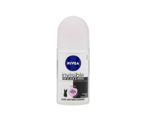 Desodorante Nívea Roll-on  Black & White Invisible 50ml