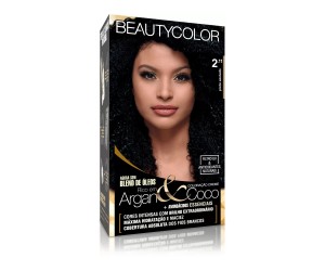 Tintura Beauty Color Kit Preto Azulado 2.11