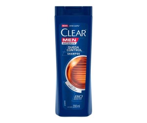 Shampoo Clear Anticaspa Men Queda Control 200ml
