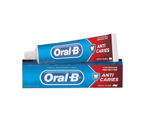 Creme Dental Oral B 1-2-3 Anti Cáries Menta Suave 70g