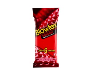 Preservativo Blowtex Morango 6 Unid