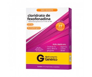 CLORIDRATO DE FEXOFENADINA 120MG  10 COMPRIMIDOS - CIMED