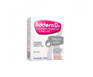Addera D3 3.300 Ui/ml Solução Oral 20ml