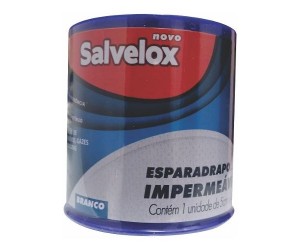 Esparadrapo Salvelox Impermeável Branco 5cm X 4,5m 