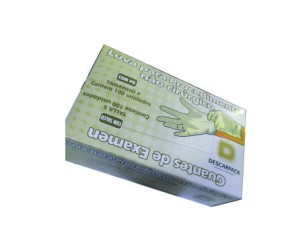 LUVAS TAMANHO P 100 UNID