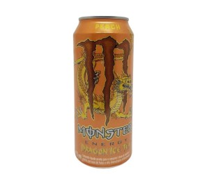 Energetico Monster Dração Tea Pessego 473ml
